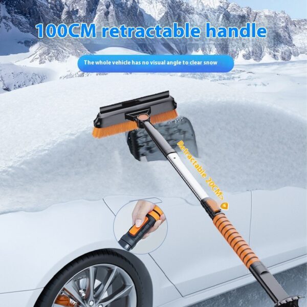 Car Snow Plough Shovel Detachable Multifunctional Five-in-one Icing Spatula Winter Snow Cleaning Tool