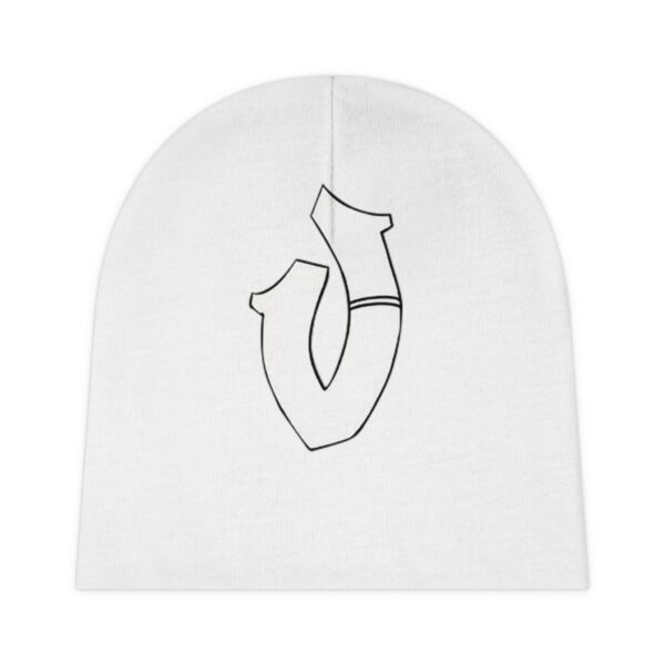 Stylish Baby Beanie with Unique Design - Perfect for Newborns & Baby Showers - Image 2