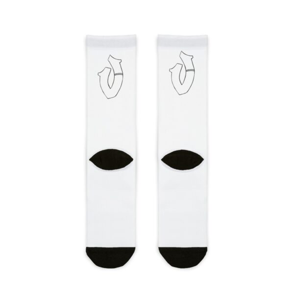 Stylish Sublimation Crew Socks - Unique Design for Everyday Wear - Image 3