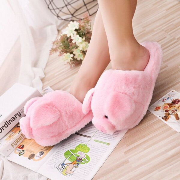 Slippers House Women Warm Slipper Winter Home Shoes Plush - Image 5