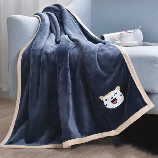 Blanket Pet Quilt Fall Winter Pet Thicken Blanket Warm Flannel Sleeping Blanket