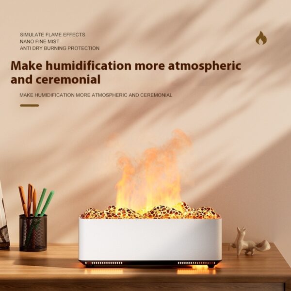 Volcano Aromatherapy Humidifier Air Ultrasonic Aroma Diffuser Home Decor - Image 4