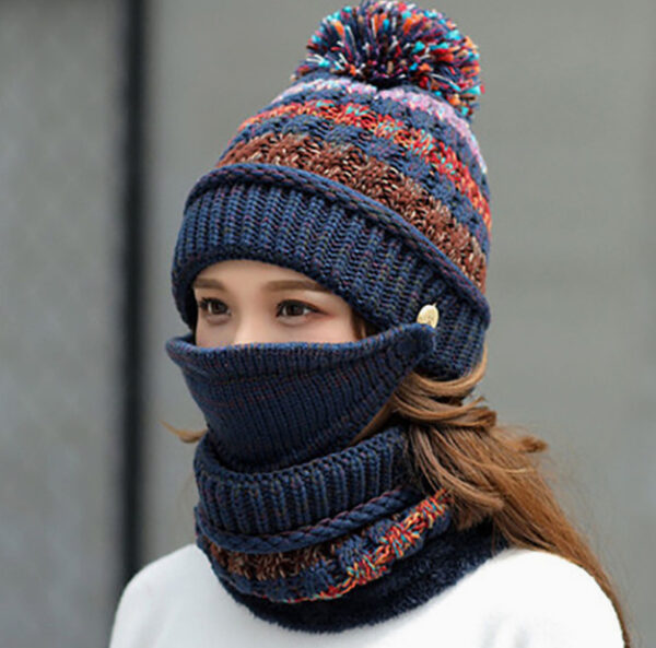 Korean winter knitted hat - Image 7