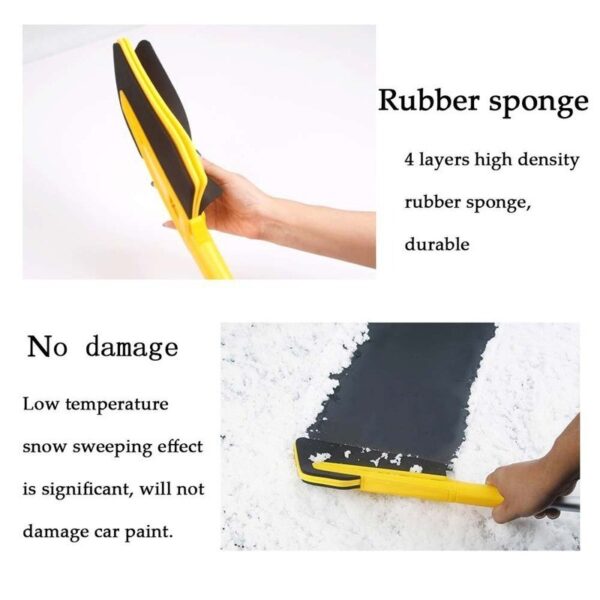 New Style Car EVA Snow Shovel Multifunctional Snow Shovel Long Rod Deicing Ice Sweep Tool Snow Removal Brush For Winter - Image 3