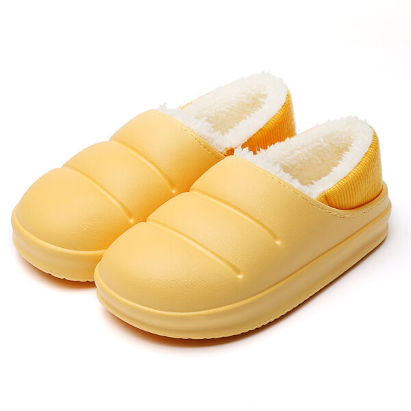 Couple Cotton Slippers Wiomen Winter Warm House Shoes Waterproof Garden Slipper - Image 9