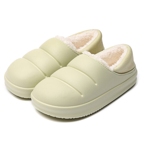 Couple Cotton Slippers Wiomen Winter Warm House Shoes Waterproof Garden Slipper - Image 10