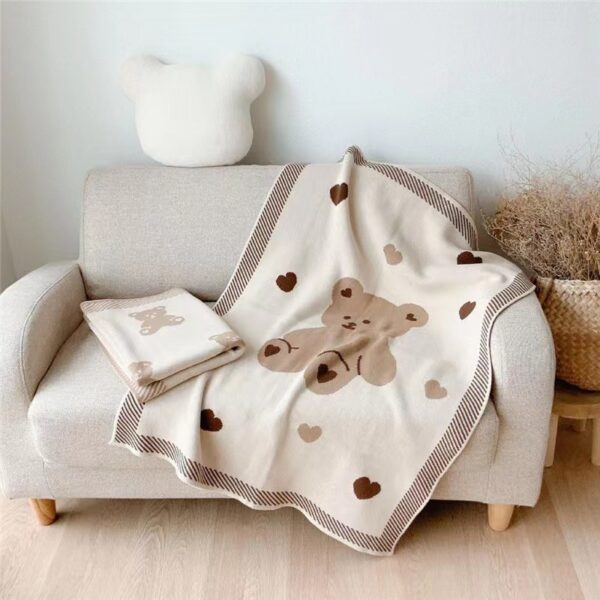 Winter Blanket Baby Stroller Warm Knitted Blanket - Image 7