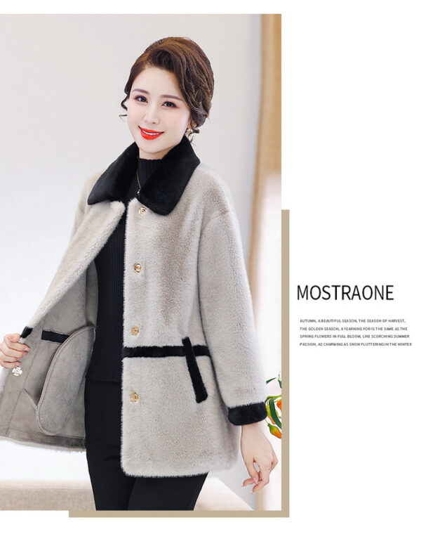 Winter Women's Thick Noble Coat - Image 9