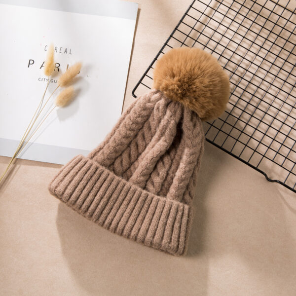 Hat Women Winter Woolen Hat Korean Style Tide - Image 2