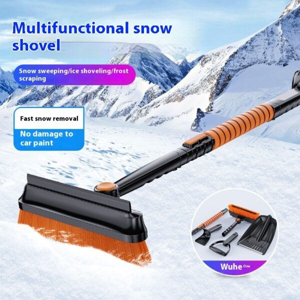 Car Snow Plough Shovel Detachable Multifunctional Five-in-one Icing Spatula Winter Snow Cleaning Tool - Image 3