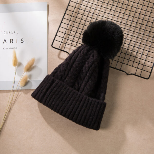 Hat Women Winter Woolen Hat Korean Style Tide