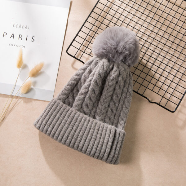 Hat Women Winter Woolen Hat Korean Style Tide - Image 3