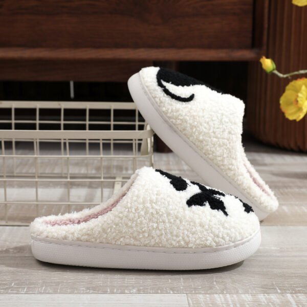 Embroidery Cotton Slippers Home Winter Comfortable Woolen Slipper - Image 4