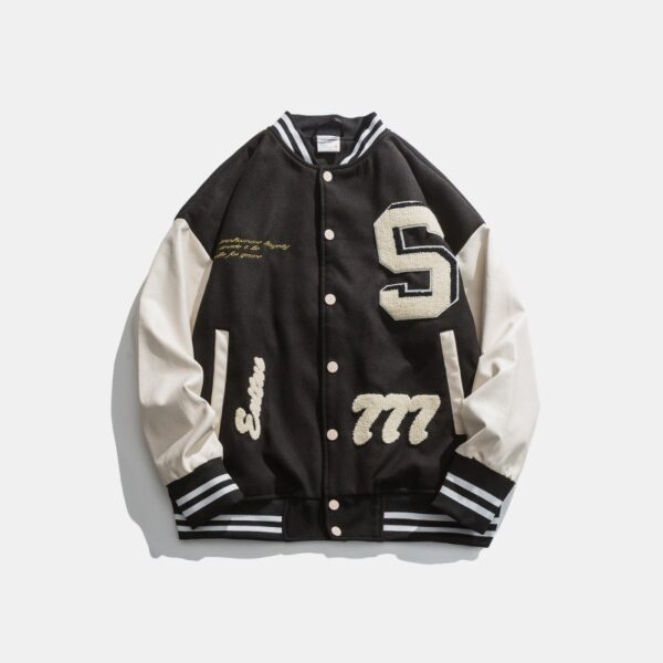 New Style Baseball Uniform Men's And Women's Jackets Couple Jackets - Image 3