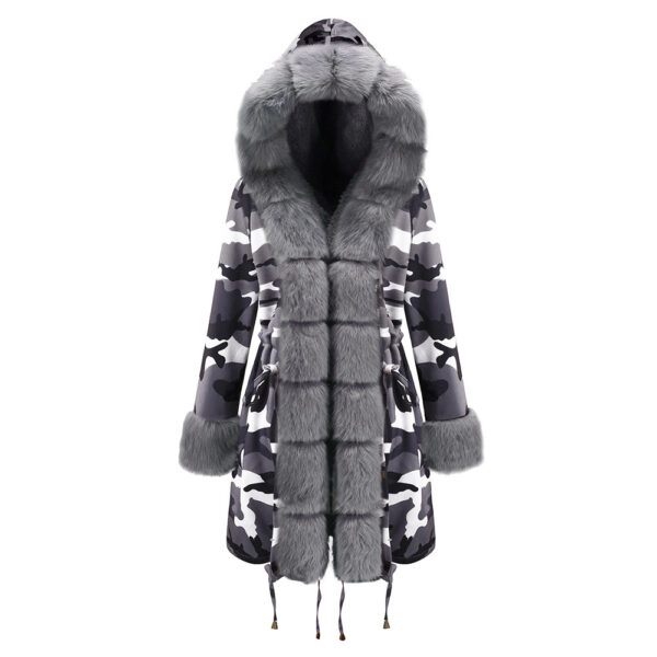 Fur Collar Coat Plus Size Winter Coat