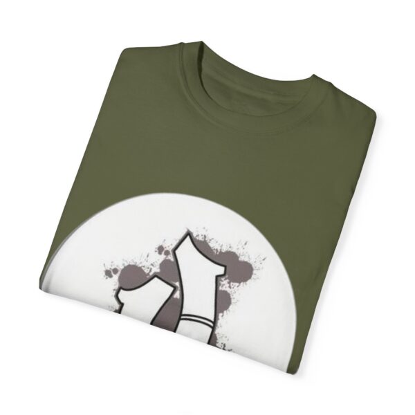 Unisex Garment-Dyed T-shirt with Edgy Graphic Design - Image 15