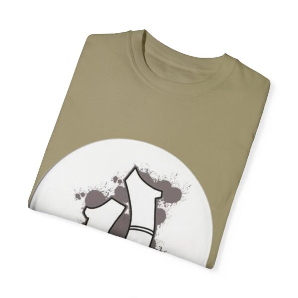 Unisex Garment-Dyed T-shirt with Edgy Graphic Design - Image 7