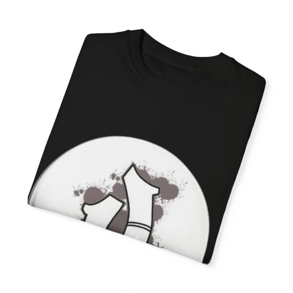 Unisex Garment-Dyed T-shirt with Edgy Graphic Design - Image 35